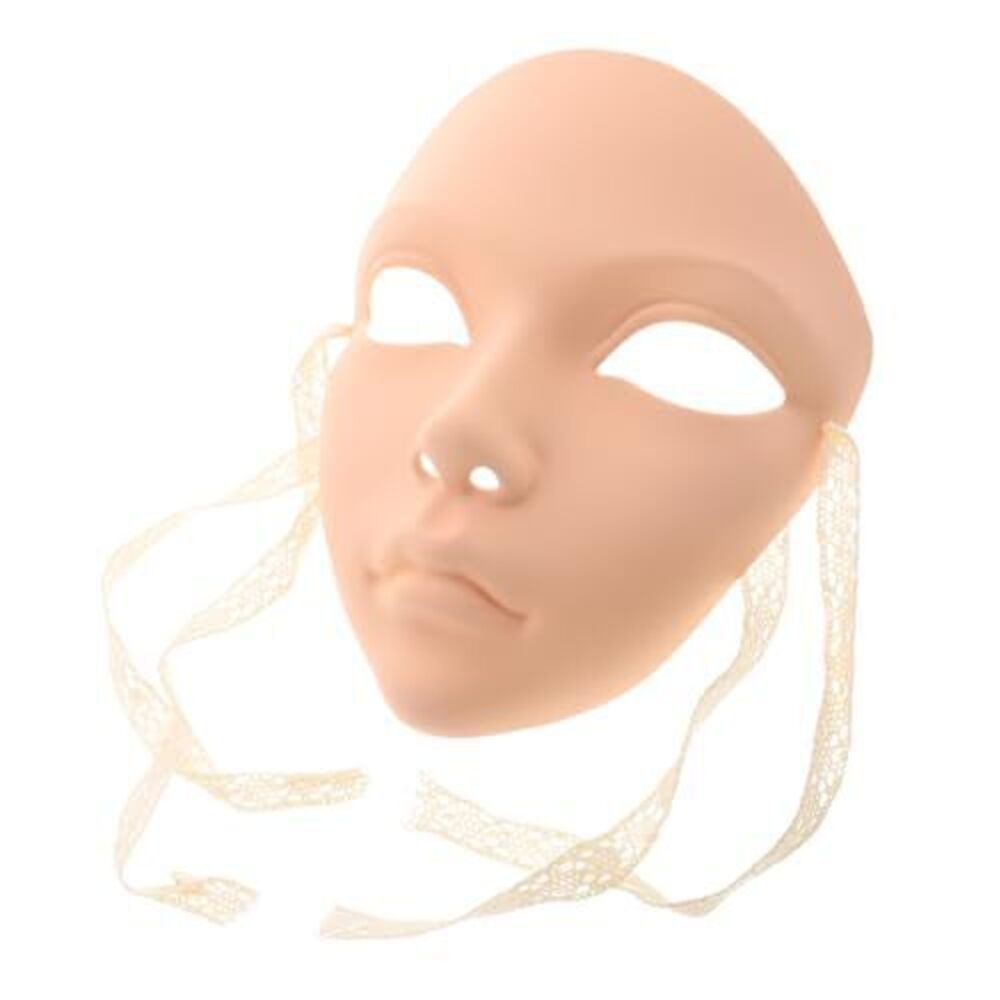 4683 Hand Painted Ancient Chinese Full Face Mask for Hanfu Cosplay Party